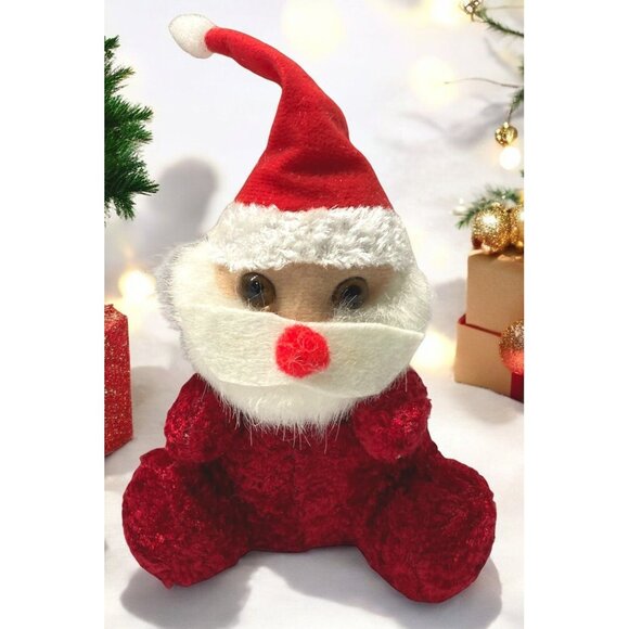 Vintage Santa Claus Plush Christmas Toy Stocking Stuffer Flomo Friends Forever - Picture 1 of 9